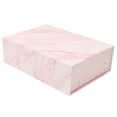 thumbnail image 4 of Pink Gift Box, Magnetic Closure Elegant Classic Shape Large Gift Box  For Jewelry Marble Style,Flower Style, 4 of 8
