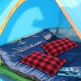 thumbnail image 7 of REDCAMP Small Camping Pillow 2PCS Lightweight Compressible Flannel Travel Pillow with Removable Cover Red, 7 of 7