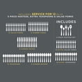 thumbnail image 5 of Cambridge Silversmiths Swirl Sand 89-Piece Stainless Steel Flatware Set (Service for 12), 5 of 7
