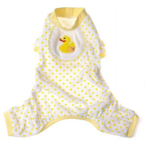 Pooch Outfitters Ducky Dog Pajamas -M