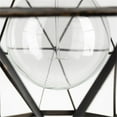 thumbnail image 4 of Maklaine Contemporary 18x18 Black Metal Triangular Orb Pendant Light, 4 of 8