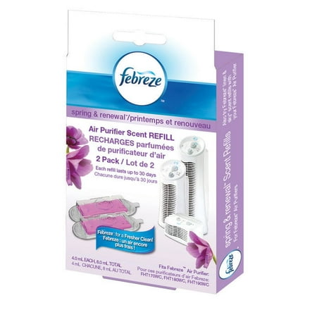 Febreze Spring and Renewa Air Purifier Scent Refill, 2