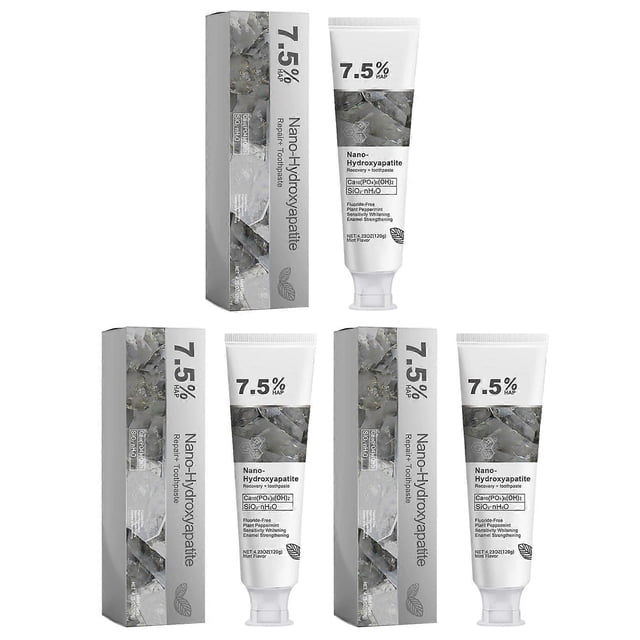 7.5% Nano-Hydroxyapatite Toothpaste Remove Coffee Tea Stains Toothpaste for Hotel Bathroom