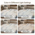 thumbnail image 7 of ODIKA 8'x10' Washable Area Rug Table Abstract Geometric Grid Distressed Farmhouse Brushstroke for King Size Bedroom Under Bed, Master Suite, Non-Shedding, Easy Care, 7 of 7