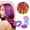 Purple, variant on Hair Coloring Products Hair Dye Powder Monochrome Hair Dye Powder Hair Dye Stick Highlights 8 Color Hair Dye Pen, Hair Coloring Products for Women