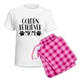 thumbnail image 5 of CafePress - Golden Retriever Mom Women's Light Pajamas - Women's Short Sleeve Print T-Shirt and Pants Light Cotton Pajama Set, 5 of 7