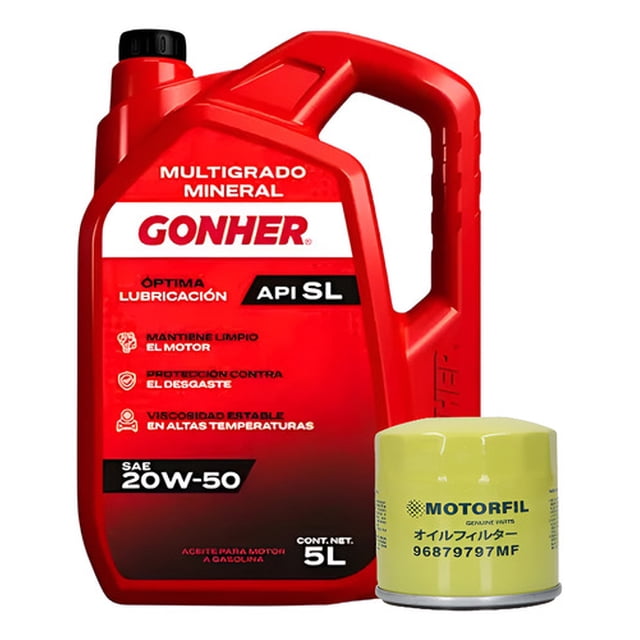 Kit Cambio Aceite Chevrolet Spark 2011 2012 2013 L4 1.2 L