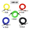 thumbnail image 2 of Graflsoa Kit de Bandes Résistantes 11 Pcs avec 5 Tubes, 2 Poignées, 2 Sangles de Cheville, Ancrage de Porte et Sac de Transport pour Entraînements Intégraux, 2 of 6
