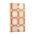 thumbnail image 2 of Yayeee Blank Wall Plate Cover 1-Gang 4.5"x2.7" Home Unused Decorative Outlet, Beige Geometric, 2 of 7