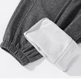 thumbnail image 4 of Bixock Toddler Boys and Girls Sweatpants Cotton Elastic Waist Jogger Pants Kids Elastic Waist Solid Color Side Pocket Slim Stretch Fall Campus Sport Daily Wear Size 12-13Years, 4 of 6
