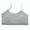 Gray, variant on Girls' Bralette Organic Cotton Cami Crop Training Bra(Pink,12-16Y)