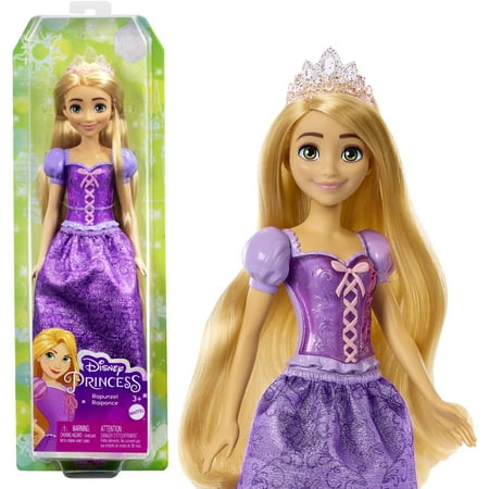 Disney Princess Rapunzel Fashion Doll with Blond Hair Blue Eyes & Tiara Accessory