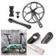 thumbnail image 3 of Juego de bielas de bicicleta de montaña - 170 mm 130 BCD Juego de bielas de bicicleta MTB Piezas de ciclismo Juego de bielas con BB para accesorios de Juego de bielas 58T Macarena Brazo de manivela de bicicleta, 3 of 8