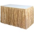 thumbnail image 1 of Grass Skirt Party Decorations Table Hawaiian Backdrop for Adults Tropical Raffia Summer Party Table Skirt Office Skirt Decorative Accessories with Simulation, 1 of 5