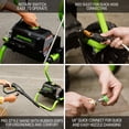 thumbnail image 5 of Hidrolavadora eléctrica Greenworks de 2000 PSI (13 A) (ruedas para transporte, manguera de 20 pies, cable de alimentación de 35 pies), ideal para autos, cercas, patios y entradas de vehículos., 5 of 5