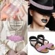 thumbnail image 3 of 4 pieces pink rhinestone ribbon decals, crystal rhinestone diamond stickers., 3 of 5