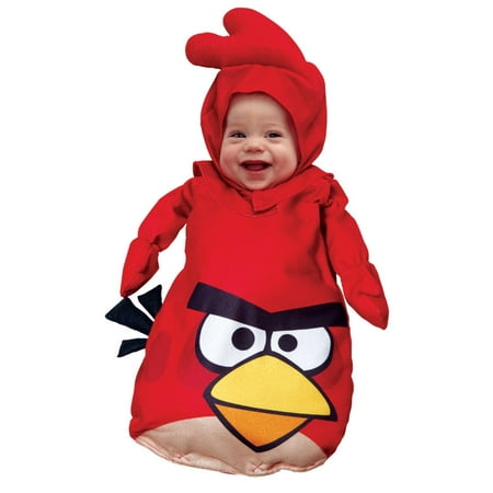 Red and Yellow Terence Angry Birds Unisex Infant Halloween Costume - One