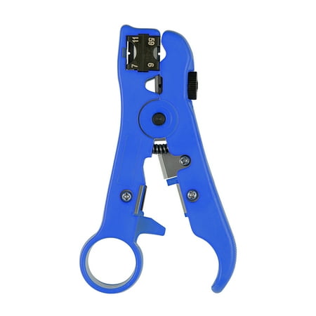 Wire Stripper Cutter,  for Round or Flat TV/UTP Cat5 Cat6 Coax Coaxial Cable Stripping (The Wirecutter Best Tv)