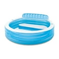 thumbnail image 2 of Intex Swim Center Family Lounge Pool, Age 6+, Inflatable Pool with Built-In Bench, 2 of 4