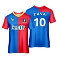 thumbnail image 6 of Ted Lasso AFC Richmond Season 3 KENT TARTT Jersey V-Neck Loose Short Sleeve Cosplay T-shirts, 6 of 8