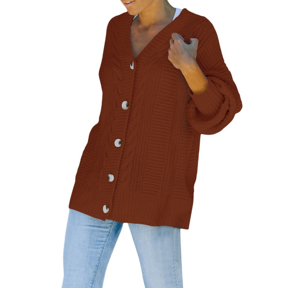 Cardigan Pan Hui Women Striped Colorblock Open Front Knitted Raglan Cardigan Sweater Soft Chunky Outwear Coat 