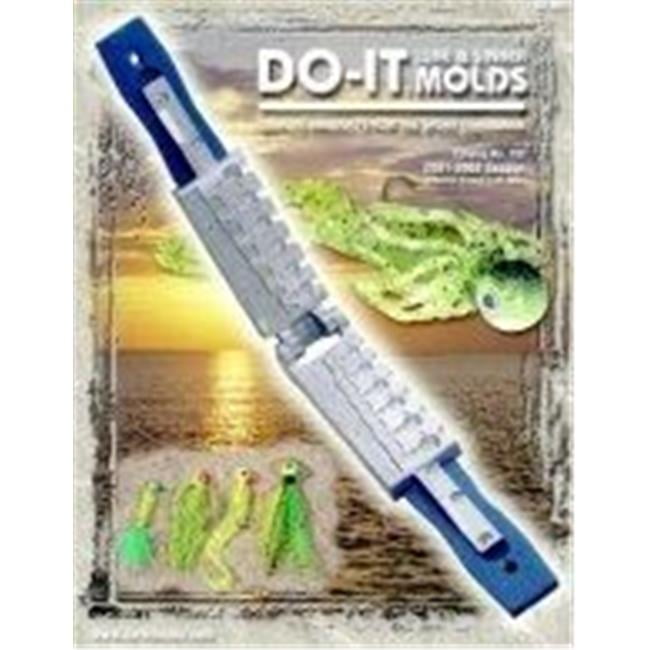 DoIt Molds 424106 Round Jig Head Mold Assorted Blue