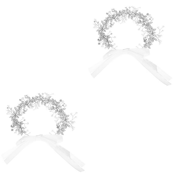 2 Pack Rhinestone Belts for Women, Luxury Sparkling Waistbands for Pageant, Bridesmaid, Dress Accessories