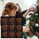 thumbnail image 3 of Bolas de Navidad para Árbol de Navidad, 9 Unidades, Flocadas, 3 of 6