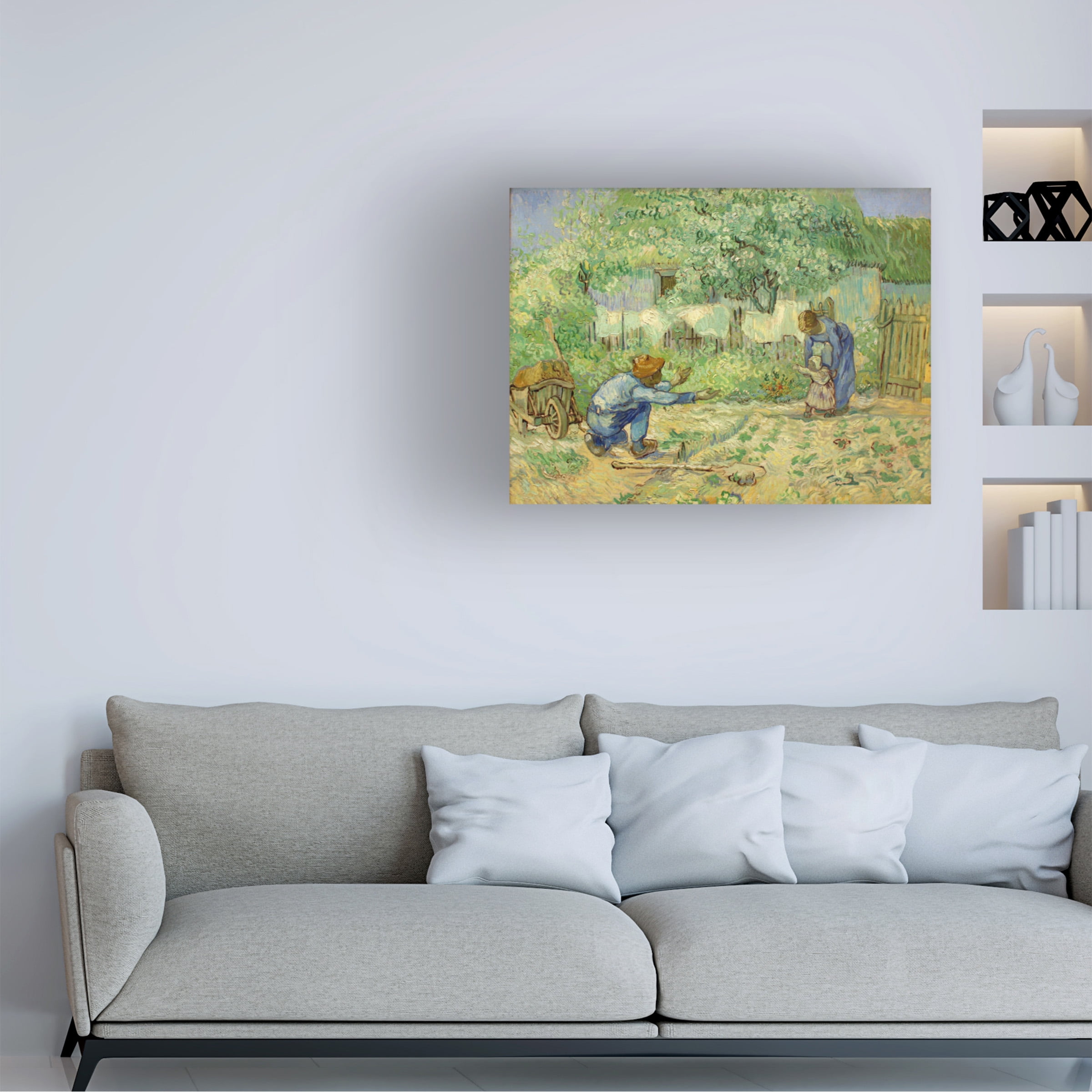 Vincent van Gogh 'First Steps' Canvas Art