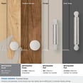 thumbnail image 3 of Amerock Balata 1 inch (25mm) Diameter Polished Nickel Cabinet Knob, 3 of 6