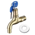 thumbnail image 1 of Tap With Key Single Hole Metal Washing Faucet For Home_Perfect Gift, 1 of 4