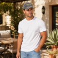 thumbnail image 6 of Whisky HELPS Baseball Cap Washed Distressed Adjustable Lightweight Breathable Casual Hat For All Seasons, 6 of 6