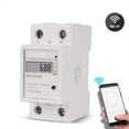 thumbnail image 5 of Medidor de Consumo EléCtrico Digital en KWh con Riel DIN y WiFi. Control Remoto con Interruptor., 5 of 5