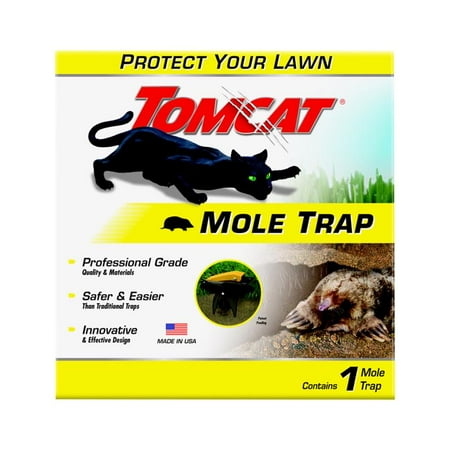 Tomcat Mole Trap  Innovative and Effective Mole Remover Trap Kills Without Drawing Blood  1 Trap