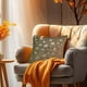 thumbnail image 5 of Christmas Snowflake Plush Hot S Ilver Sofa Cushion Cover Home Pillow Cover, 5 of 6