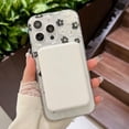 thumbnail image 3 of Floral Clear Case for Apple iPhone 15 Pro, Magnetic Back Cover Anti-Yellow Compatible with Magsafe Slim Stylish Phone Case for Women Girls, 3 of 5