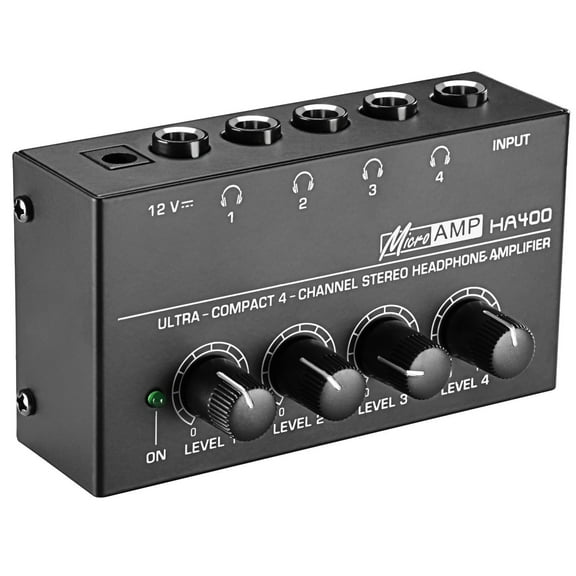 4-ways Monitoring Headphone Amplifier, Headphone Monitoring Amplifier
