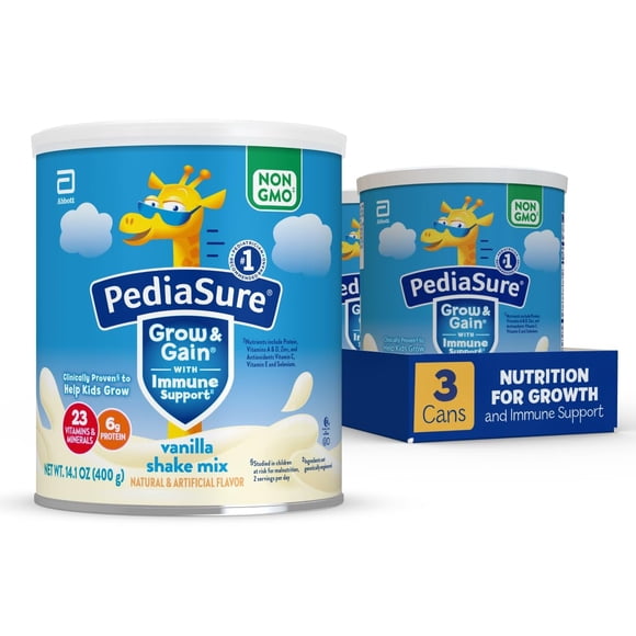 Mezcla para batidos PediaSure Grow & Gain Vanilla 420 g x3