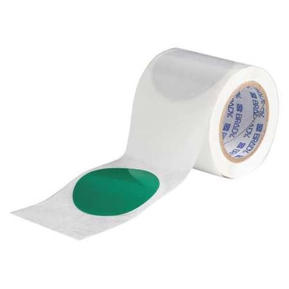 BRADY 104520 Floor Marking Tape,Dot,3-1/2In D,PK55