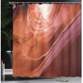 thumbnail image 4 of Ambesonne American Shower Curtain, Canyon Arizona Nature, 69"Wx84"L, Orange Red and Yellow, 4 of 5