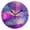 Black, variant on Dragonfly Neon Colored Round Wall Clock Silent Analog Battery Operated Gold Pointer Home Decor 9.84" Diameter