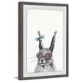 thumbnail image 3 of Bow On Bunny Framed Painting Art Print, 16.00" x 1.50", 3 of 5