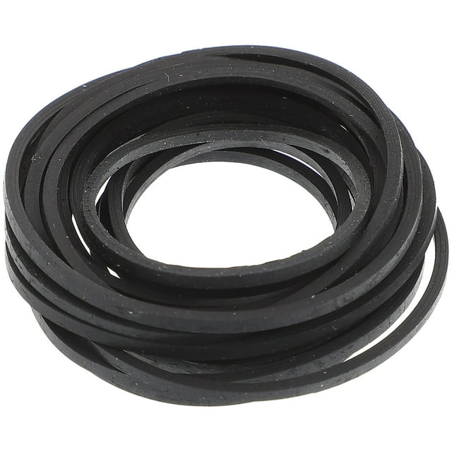 Miangastore Turntable Belt Replacement Black 20Set 5.7X5.7X0.08In