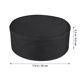 thumbnail image 1 of BESTOMZ - Gorro de chef profesional de malla transpirable con calavera y correa ajustable (negro), 1 of 1