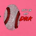 thumbnail image 3 of Wild Bobby, Baseball Fingerprint It's In My DNA, Sports, Women Slim Fit Junior Tee, Hot Pink, X-Large, 3 of 5