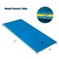 thumbnail image 2 of Gymax 87'' x 36'' 3-layer Floating Pad Mat Water Sports Recreation Relaxing Blue, 2 of 6