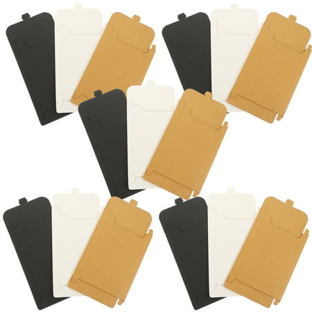 

15Pcs Greeting Cards Storage Cases Multi-use Cards Containers Rectangular Storage Boxes