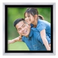 thumbnail image 4 of 22x22 Frame Silver With Black Picture Mat For 22x22 Photo - Silver 26x26 Frame To Display Print or, 4 of 8