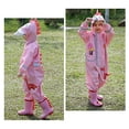thumbnail image 4 of Traje de lluvia para niños, impermeable con diseño de dinosaurio para niños pequeños, chaqueta y mono, traje para bebé, 4 of 8