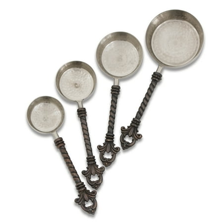 

Stainless Steel and Brass 4-Piece Measuring Cups